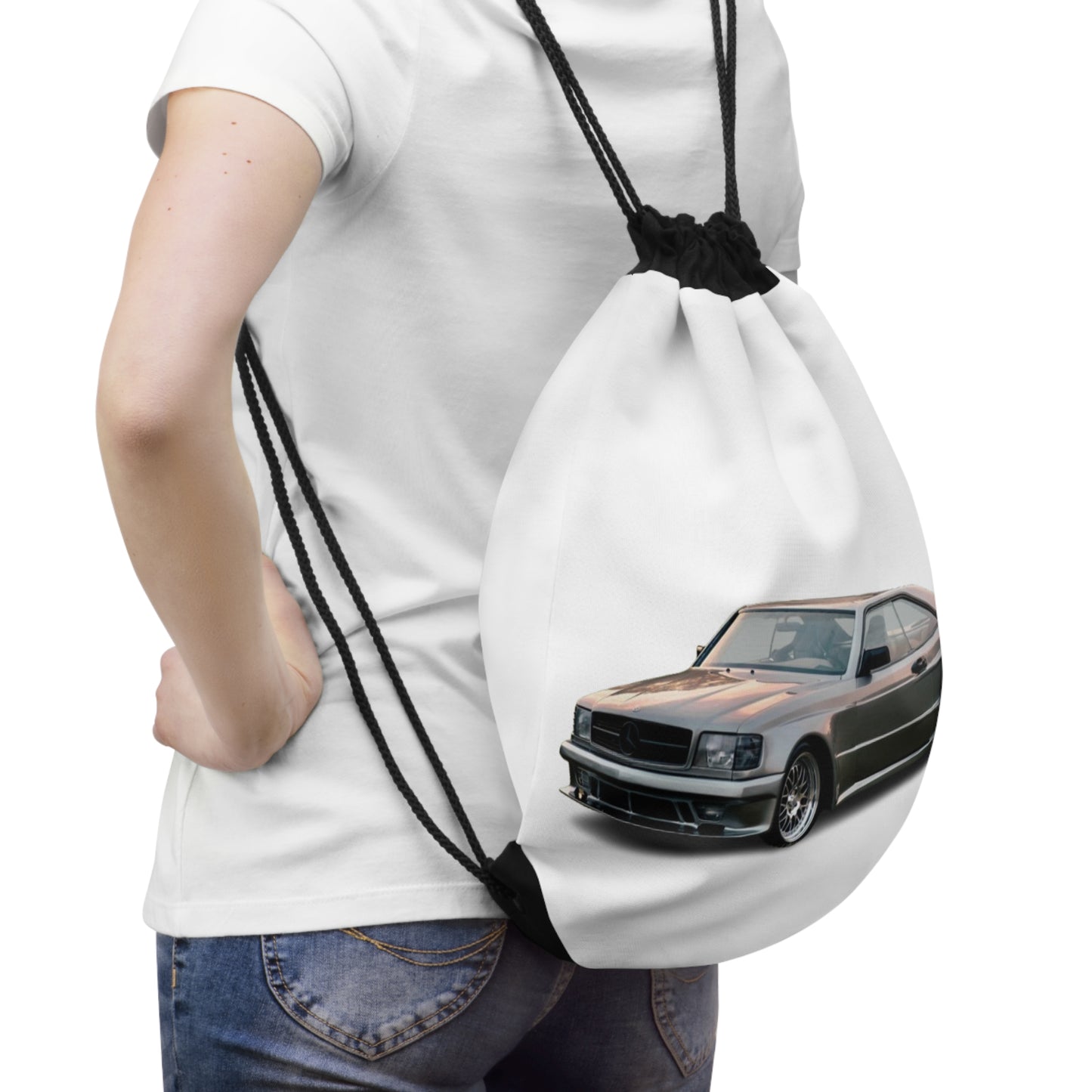 Mercedes 560 Drawstring Bag